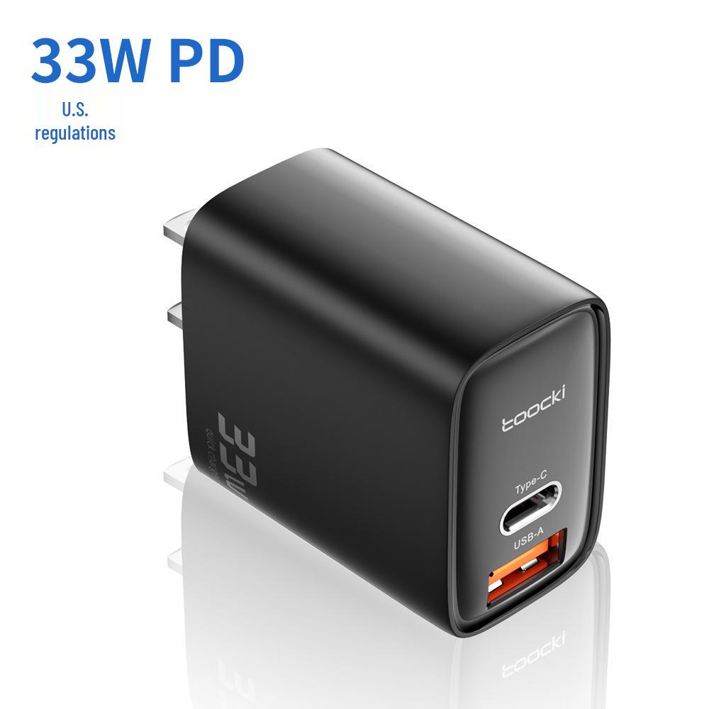 Toocki 33W Dual-Port Travel Charger (A+C) – UK/US/EU, Black/White, PD3.0 Fast Charge
Toocki 33W Dual-Port Travel Charger (A+C) – UK/US/EU, Black/White, PD3.0 Fast Charge