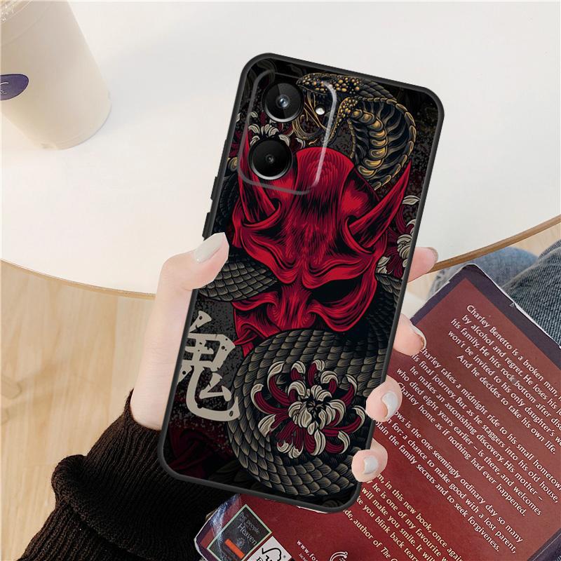 Samurai Oni Mask Case For Realme C55 C75 C67 C61 C53 C51 C21Y C25S 10 11 12 13 14 Pro Plus GT 6T 6 5 GT7 Pro Realme 10 Pro Plus
Samurai Oni Mask Case For Realme C55 C75 C67 C61 C53 C51 C21Y C25S 10 11 12 13 14 Pro Plus GT 6T 6 5 GT7 Pro Realme 10 Pro Plus