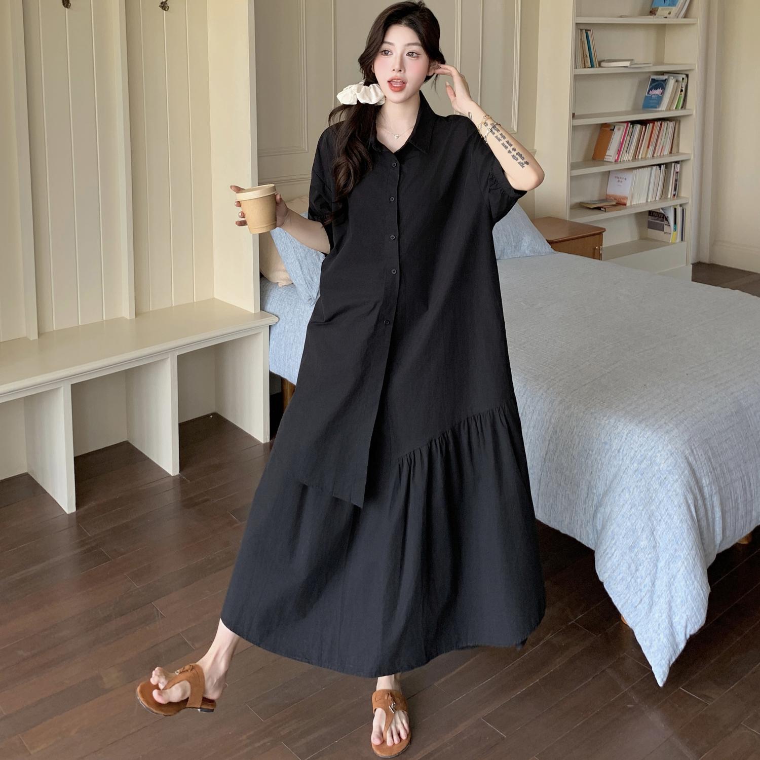 DIMANAF Women 2025 Plus Size Solid Dress Summer Vintage Dress Basic Buttons Long Casual Loose Black Dress Maxi L чорний
DIMANAF Women 2025 Plus Size Solid Dress Summer Vintage Dress Basic Buttons Long Casual Loose Black Dress Maxi L чорний