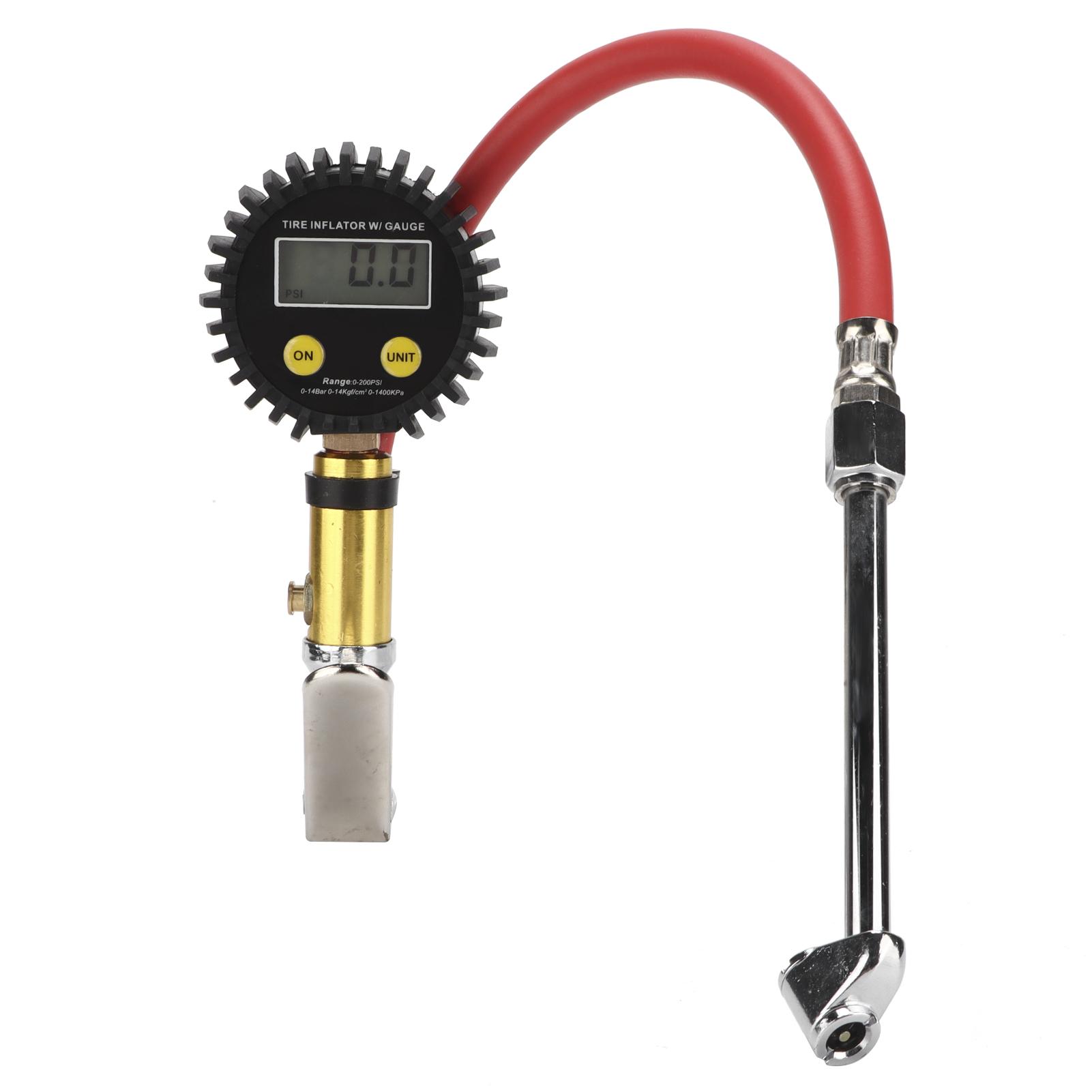 Accurate Tire Pressure Gauge LCD Digital Display 3300PSI Air Inflator Meter for Motorcycles Cars
Accurate Tire Pressure Gauge LCD Digital Display 3300PSI Air Inflator Meter for Motorcycles Cars