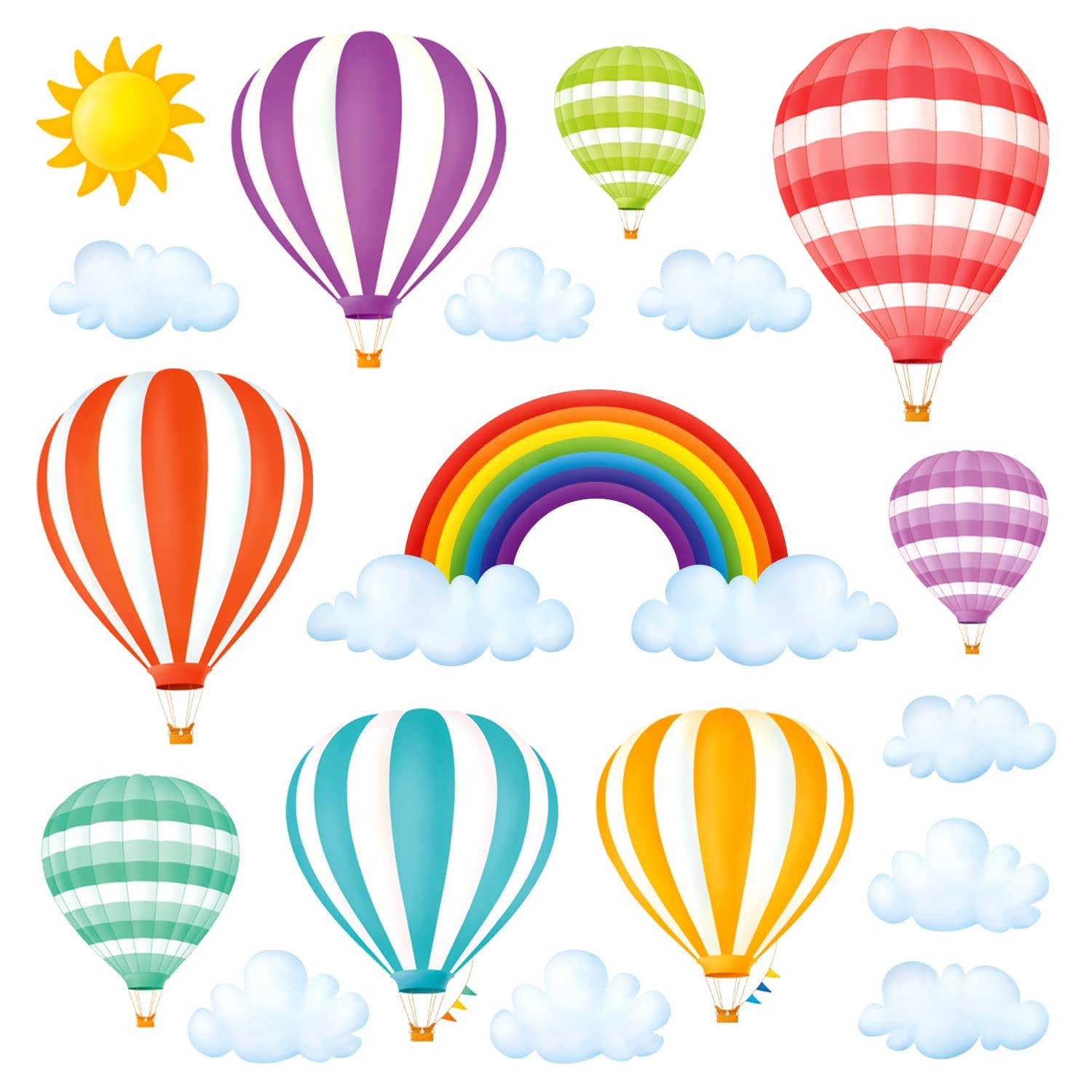 DECOWALL Rainbow and Hot Air Balloon Wall Stickers Deco Kindergarten Nursery Kids Room DIY Wall Transfer Sticker Wall Art Sticker Boys Girls Teens
DECOWALL Rainbow and Hot Air Balloon Wall Stickers Deco Kindergarten Nursery Kids Room DIY Wall Transfer Sticker Wall Art Sticker Boys Girls Teens