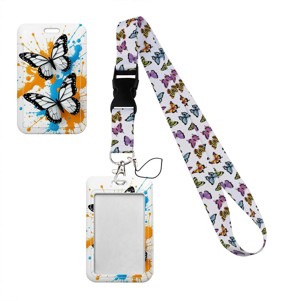 With buckle Monarch Butterfly Lanyard Business Credit Card Holder Neck Strap Keychain Hang Rope ID Badge Holder Lariat Lasso
With buckle Monarch Butterfly Lanyard Business Credit Card Holder Neck Strap Keychain Hang Rope ID Badge Holder Lariat Lasso