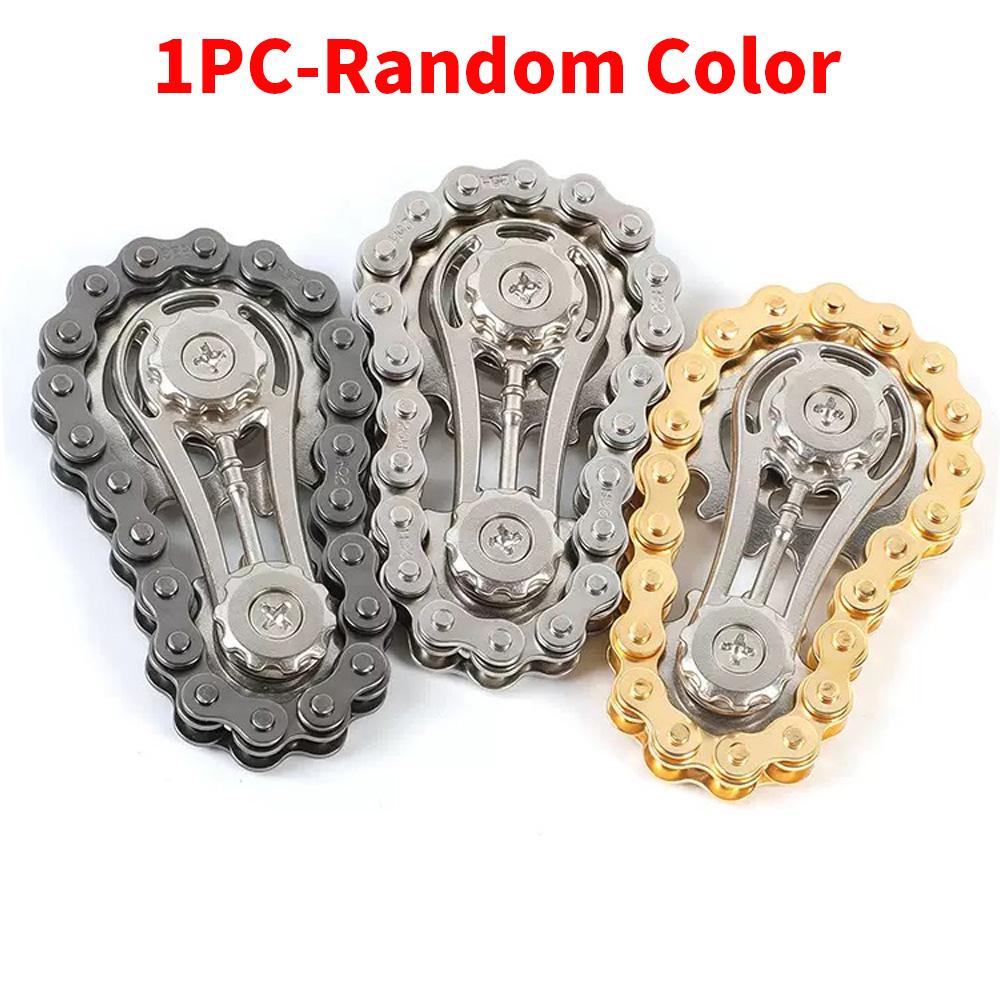 3PCS/1PC Creative Metal Chain Decompression Finger Gyroscope Wheel Tooth Chain Fingertip Gyroscope Compact Decompression
3PCS/1PC Creative Metal Chain Decompression Finger Gyroscope Wheel Tooth Chain Fingertip Gyroscope Compact Decompression