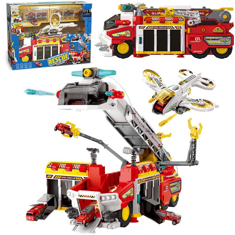 Little Actor Rescue Racer: Multifunctional Fire Truck Toy with Water Spray, Lights, and Sounds | Large Ladder Truck Birthday Gift
Little Actor Rescue Racer: Multifunctional Fire Truck Toy with Water Spray, Lights, and Sounds | Large Ladder Truck Birthday Gift