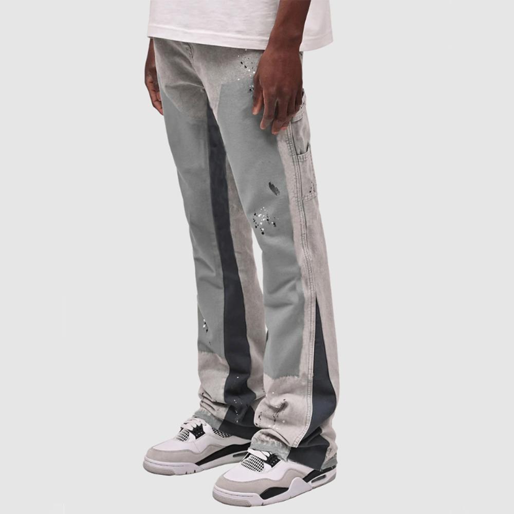 Men s Denim Work Pants: Stylish Stretch Patchwork Denim Layered Flared Pants XXL світло-сірого кольору
Men s Denim Work Pants: Stylish Stretch Patchwork Denim Layered Flared Pants XXL світло-сірого кольору