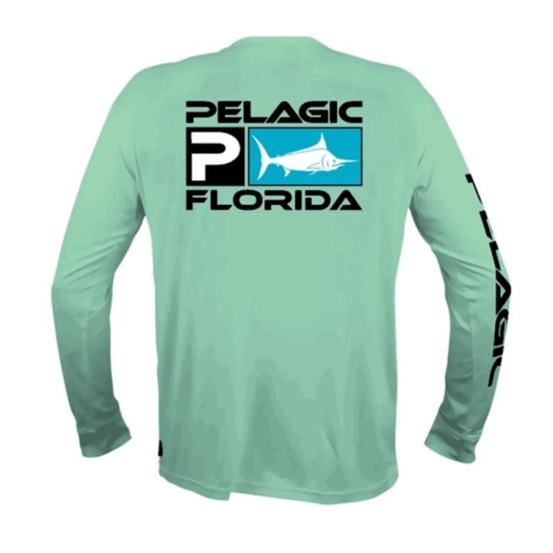 PELAGIC Long Sleeve Round Neck Fishing Shirt - Sun Protection, Ice Silk Feel, Breathable, Large Logo Sport T-Shirt Five Extra Large
PELAGIC Long Sleeve Round Neck Fishing Shirt - Sun Protection, Ice Silk Feel, Breathable, Large Logo Sport T-Shirt Five Extra Large