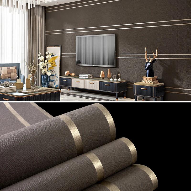 3d Wallpaper Modern Simple Striped Pattern Living Room Tv Background Home Decor Deerskin Texture Non Self Adhesive Wall Sticker 0. 53x2m
3d Wallpaper Modern Simple Striped Pattern Living Room Tv Background Home Decor Deerskin Texture Non Self Adhesive Wall Sticker 0. 53x2m