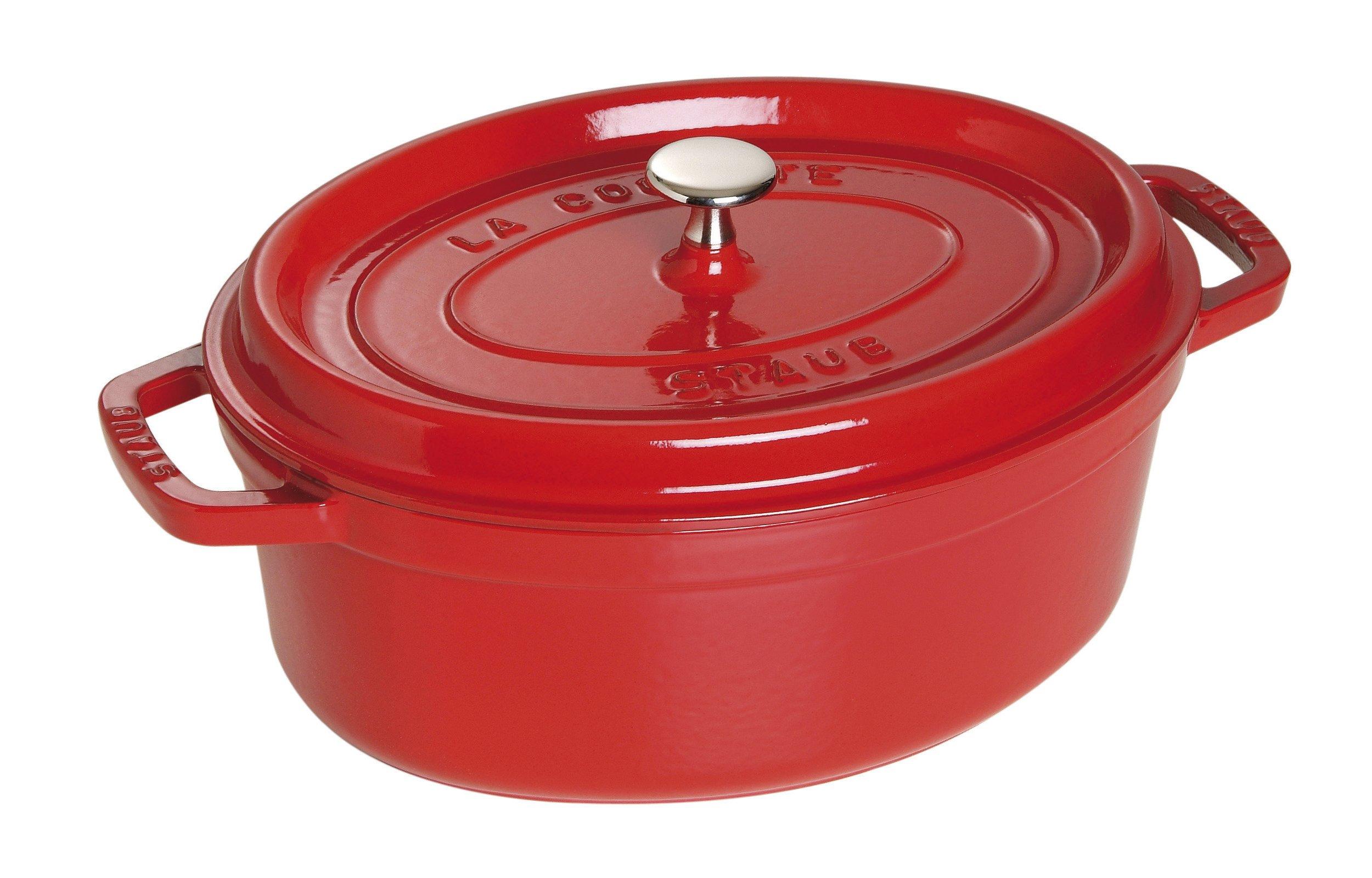 staub La Cocotte Oval 40509-857 Pico Cocotte Oval Cherry, 11.4 inches (29 cm), Large, Both Handed Castings, Enameled Pot, Induction Compatible, Japan
staub La Cocotte Oval 40509-857 Pico Cocotte Oval Cherry, 11.4 inches (29 cm), Large, Both Handed Castings, Enameled Pot, Induction Compatible, Japan