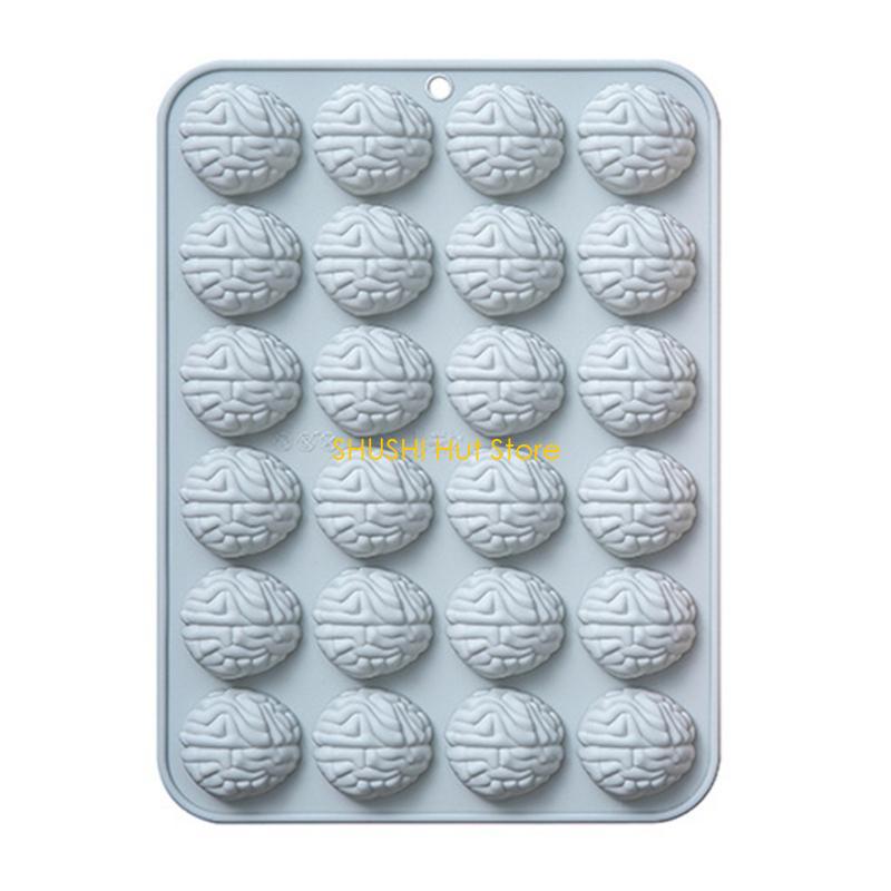24Cavity Brains Shaped Silicone Molds Cake Bakings Molds for DIY Fondants Chocolate D57B синий
24Cavity Brains Shaped Silicone Molds Cake Bakings Molds for DIY Fondants Chocolate D57B синий