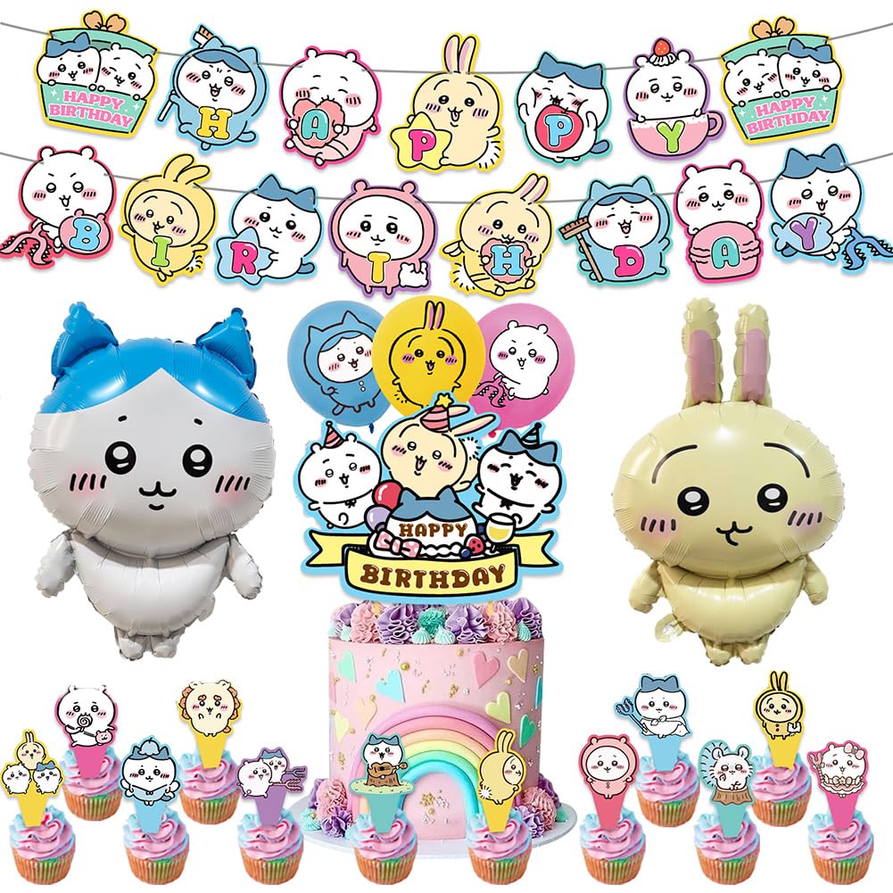 Chiikawa Birthday Party Birthday Chiikawa Happy Birthday Cake Cake Insert Birthday Decoration Set Balloons, Decorations, Balloons, Decorations,
Chiikawa Birthday Party Birthday Chiikawa Happy Birthday Cake Cake Insert Birthday Decoration Set Balloons, Decorations, Balloons, Decorations,
