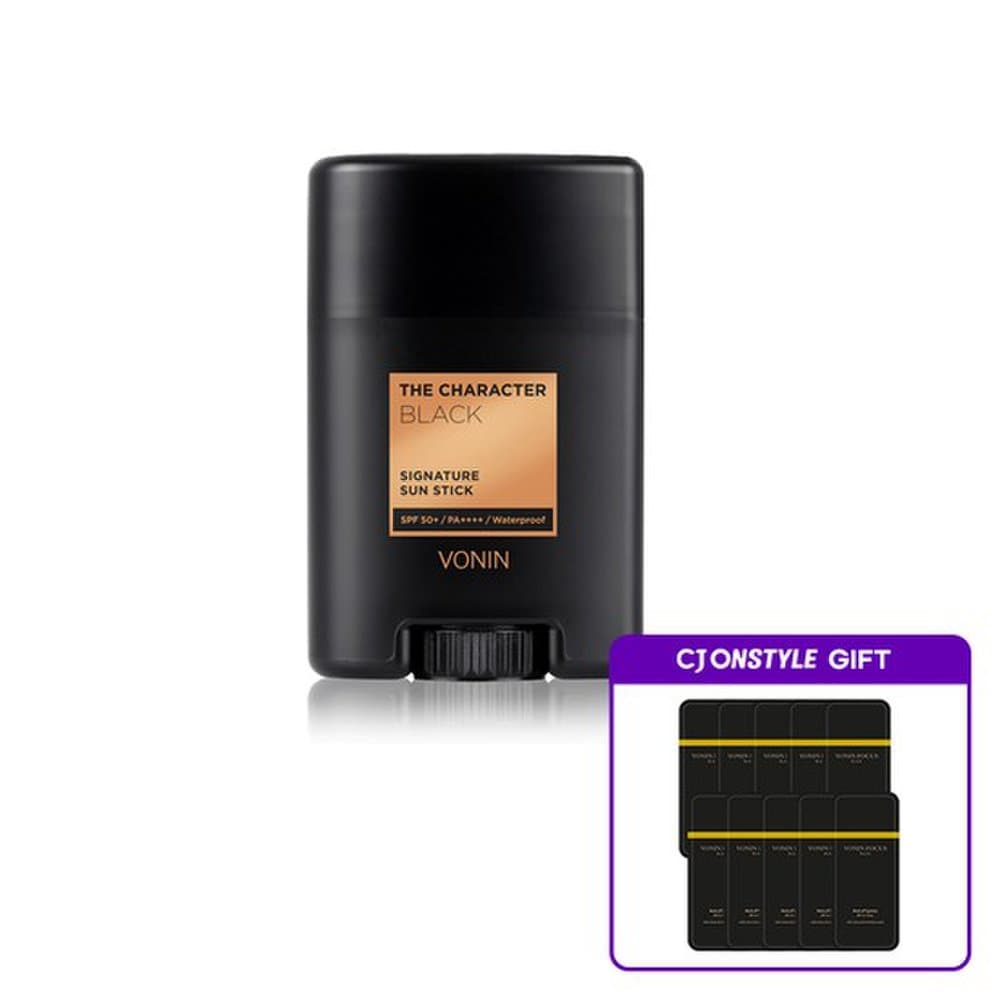VN The Character Black Signature Sun Stick 19g + Focus Black All-in-One 1ml * 10 sheets
VN The Character Black Signature Sun Stick 19g + Focus Black All-in-One 1ml * 10 sheets