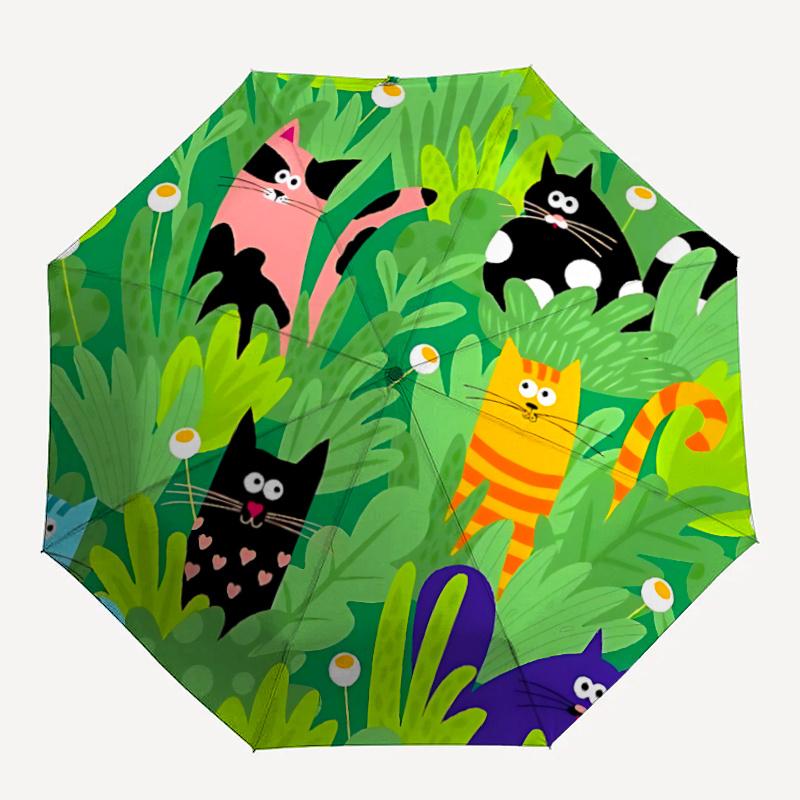 1pc Colorful Cats Feline Forest Automatic Open/close Umbrella, 8-Rib sturdy structure, Portable Travel Umbrella, Parties, Everyday Usel047
1pc Colorful Cats Feline Forest Automatic Open/close Umbrella, 8-Rib sturdy structure, Portable Travel Umbrella, Parties, Everyday Usel047