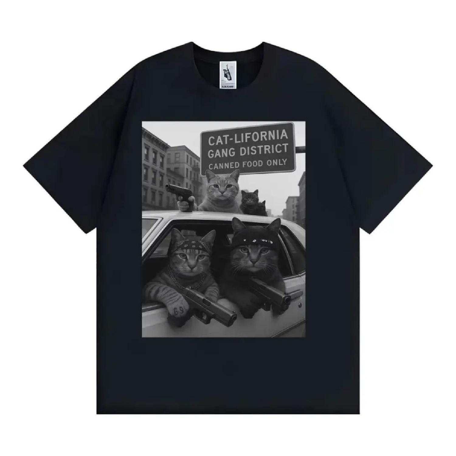 Unique Funny Cat Gang Meme Print T Shirt Unisex High Street Harajuku Y2k Oversized T-shirts Men Summer Tops Loose Cotton T-shirt XXXXXL чорний
Unique Funny Cat Gang Meme Print T Shirt Unisex High Street Harajuku Y2k Oversized T-shirts Men Summer Tops Loose Cotton T-shirt XXXXXL чорний