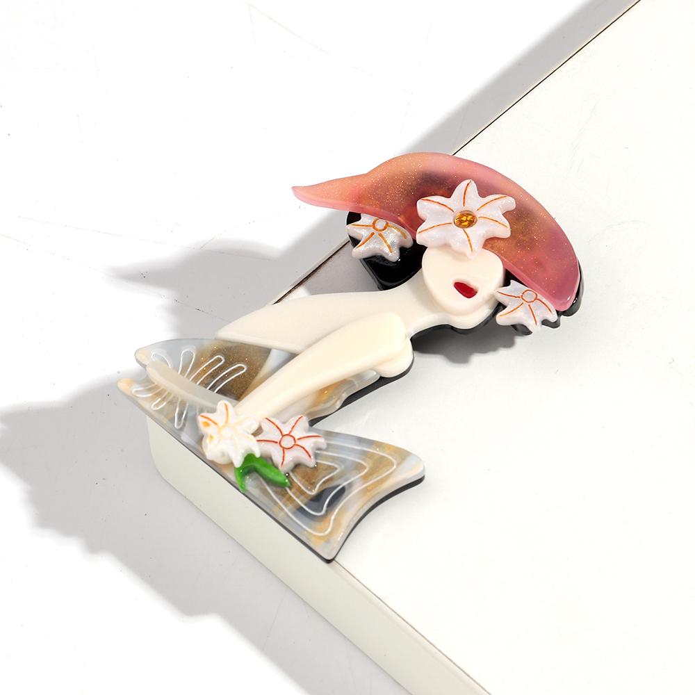 Acrylic Flower-Hat Dress Lady Figure Brooches for Women Trendy Beautiful Girl Badge Pins Office Jewelry Clothes Accessories Gift розовый
Acrylic Flower-Hat Dress Lady Figure Brooches for Women Trendy Beautiful Girl Badge Pins Office Jewelry Clothes Accessories Gift розовый