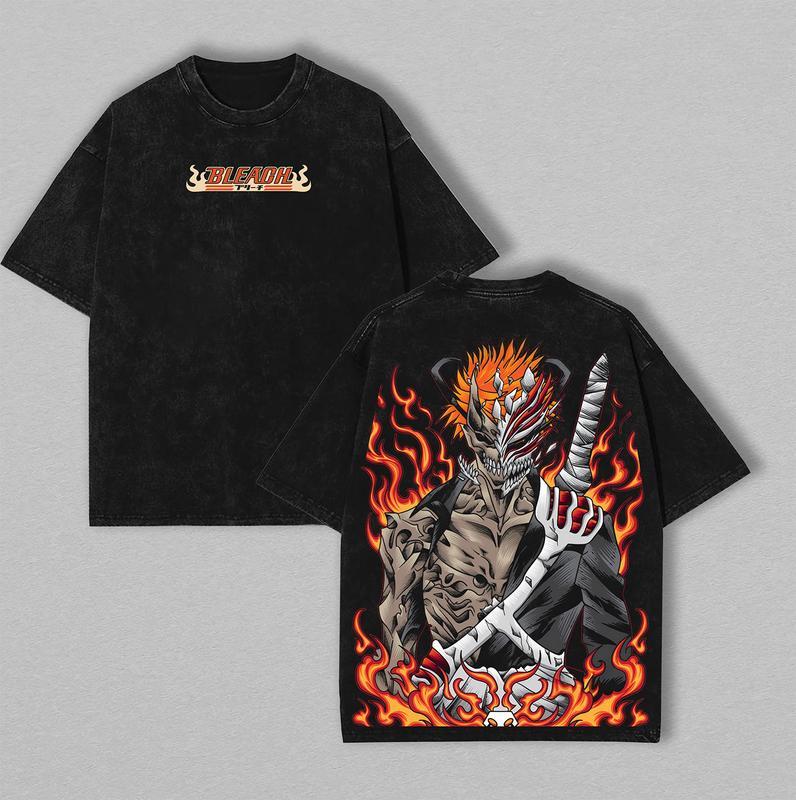 Hot Japan Anime BLEACH Ichigo Kurosaki Graphic T Shirt Vintage Washed Oversized Tshirt Men Women Clothes Cotton Short Sleeve Tee S
Hot Japan Anime BLEACH Ichigo Kurosaki Graphic T Shirt Vintage Washed Oversized Tshirt Men Women Clothes Cotton Short Sleeve Tee S