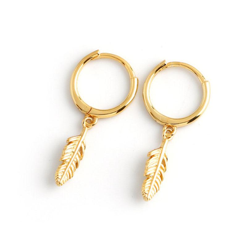 925 Silver Korean Feather Earrings Simple Temperament Exquisite Jewelry Gift for Women золотий
925 Silver Korean Feather Earrings Simple Temperament Exquisite Jewelry Gift for Women золотий