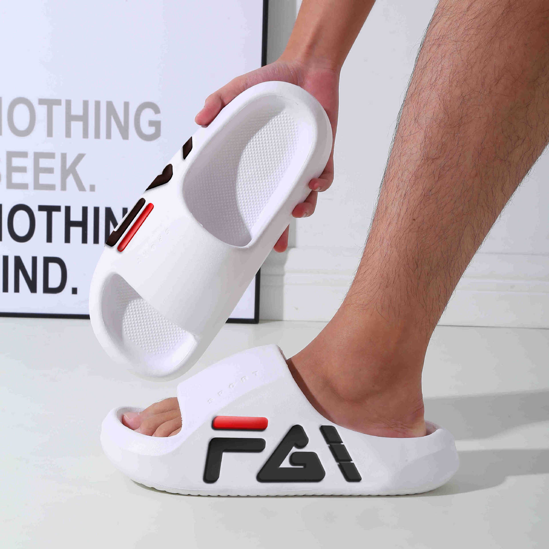 Cool slippers men s thick bottom sports wear non-slip sports summer home use female couple 44-45 (suitable for 43-44 feet)
Cool slippers men s thick bottom sports wear non-slip sports summer home use female couple 44-45 (suitable for 43-44 feet)