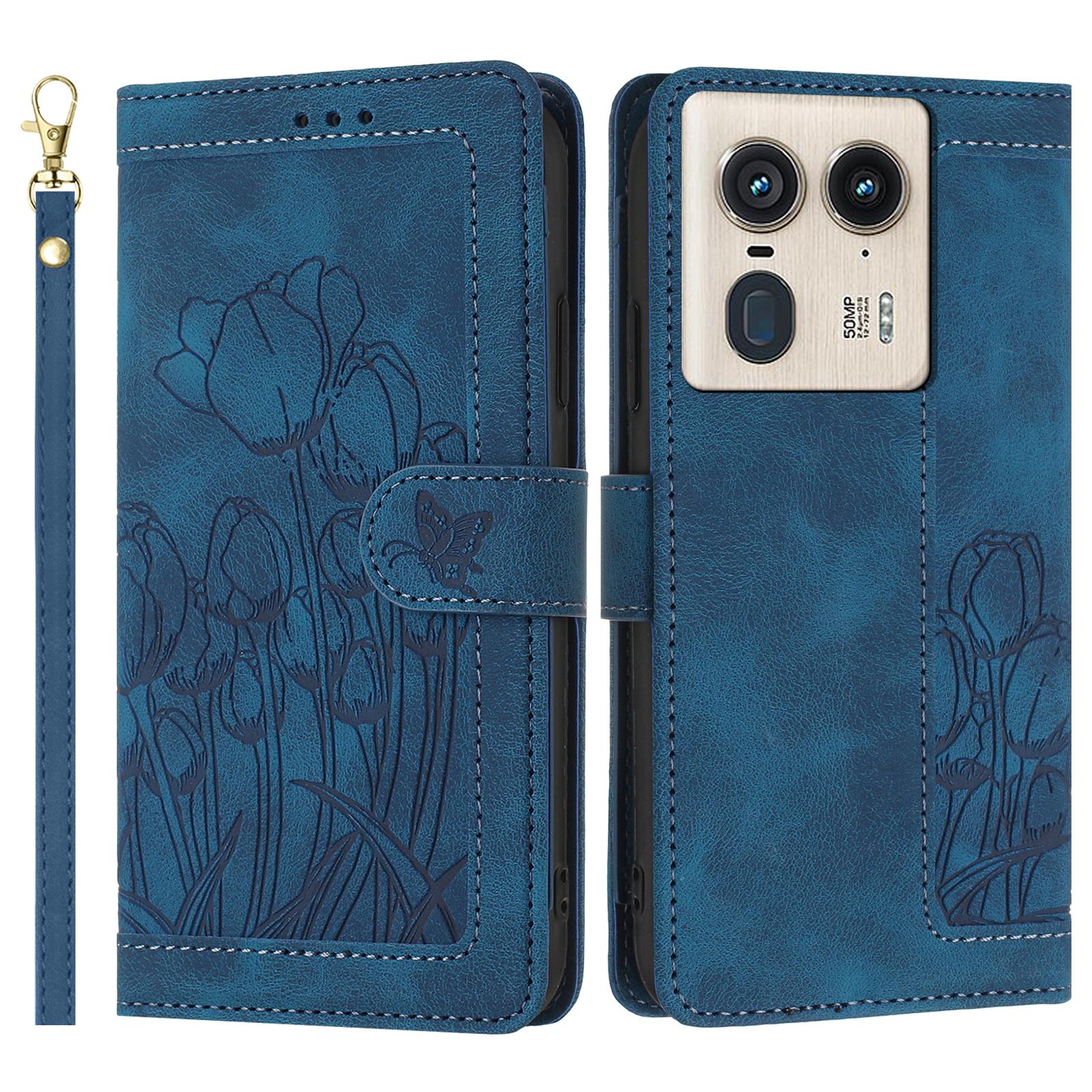 For Motorola Moto X50 Ultra 5G/Edge 50 Ultra 5G Tulip Leather Case Phone Cover with 5 Card Slots Wallet Blue
For Motorola Moto X50 Ultra 5G/Edge 50 Ultra 5G Tulip Leather Case Phone Cover with 5 Card Slots Wallet Blue