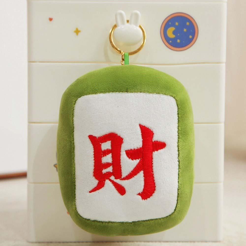 Embroidery Mahjong Plush Key Chain Good Luck Backpack Pendant Chinese New Year Gift Bring Rich 12cm
Embroidery Mahjong Plush Key Chain Good Luck Backpack Pendant Chinese New Year Gift Bring Rich 12cm