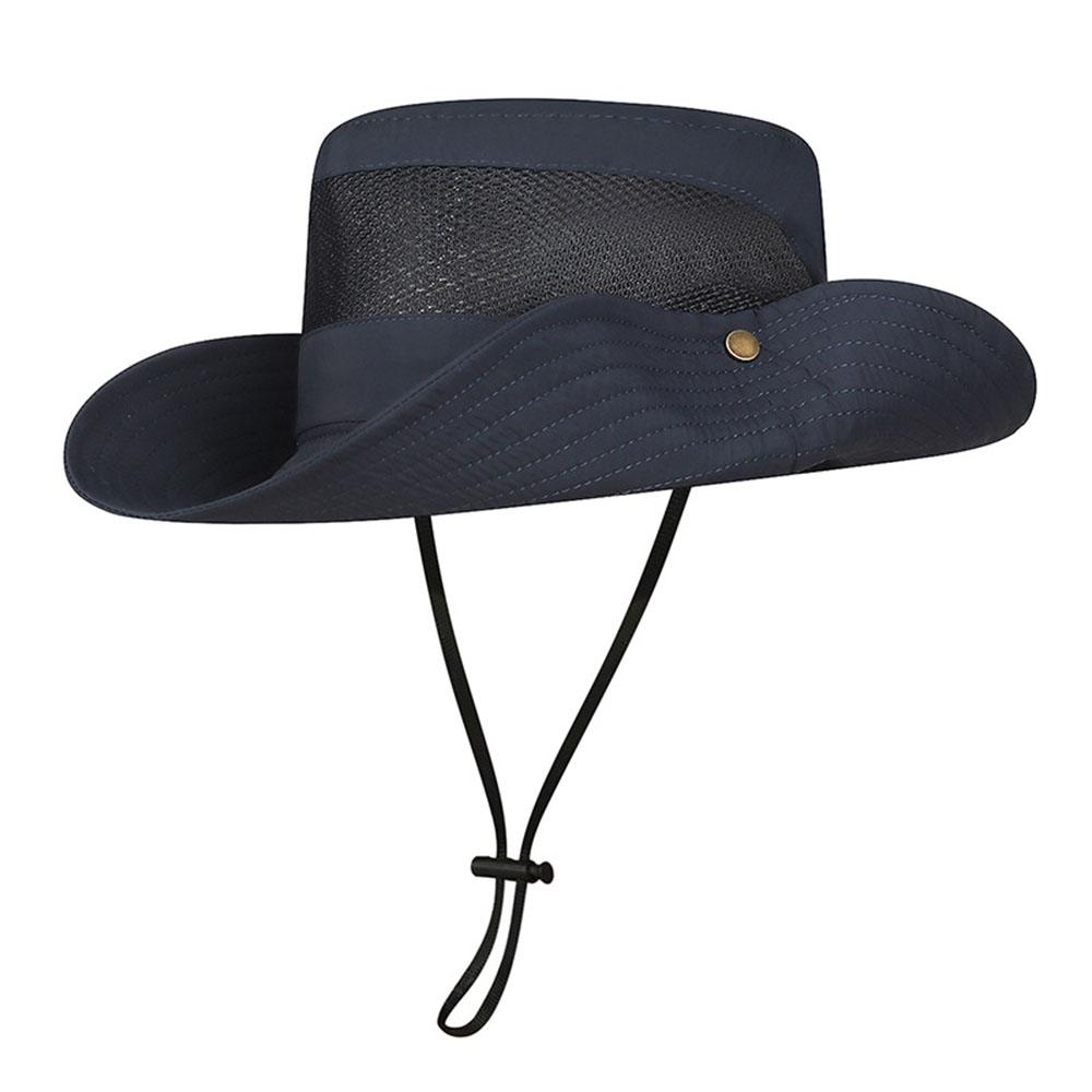 UV Protection Breathable Mesh Cap Large Brim Sunscreen Bucket Hat Outdoor Mountaineering Hat Anti-UV Fisherman Hat Men Women Hat One Size темно-синього кольору
UV Protection Breathable Mesh Cap Large Brim Sunscreen Bucket Hat Outdoor Mountaineering Hat Anti-UV Fisherman Hat Men Women Hat One Size темно-синього кольору