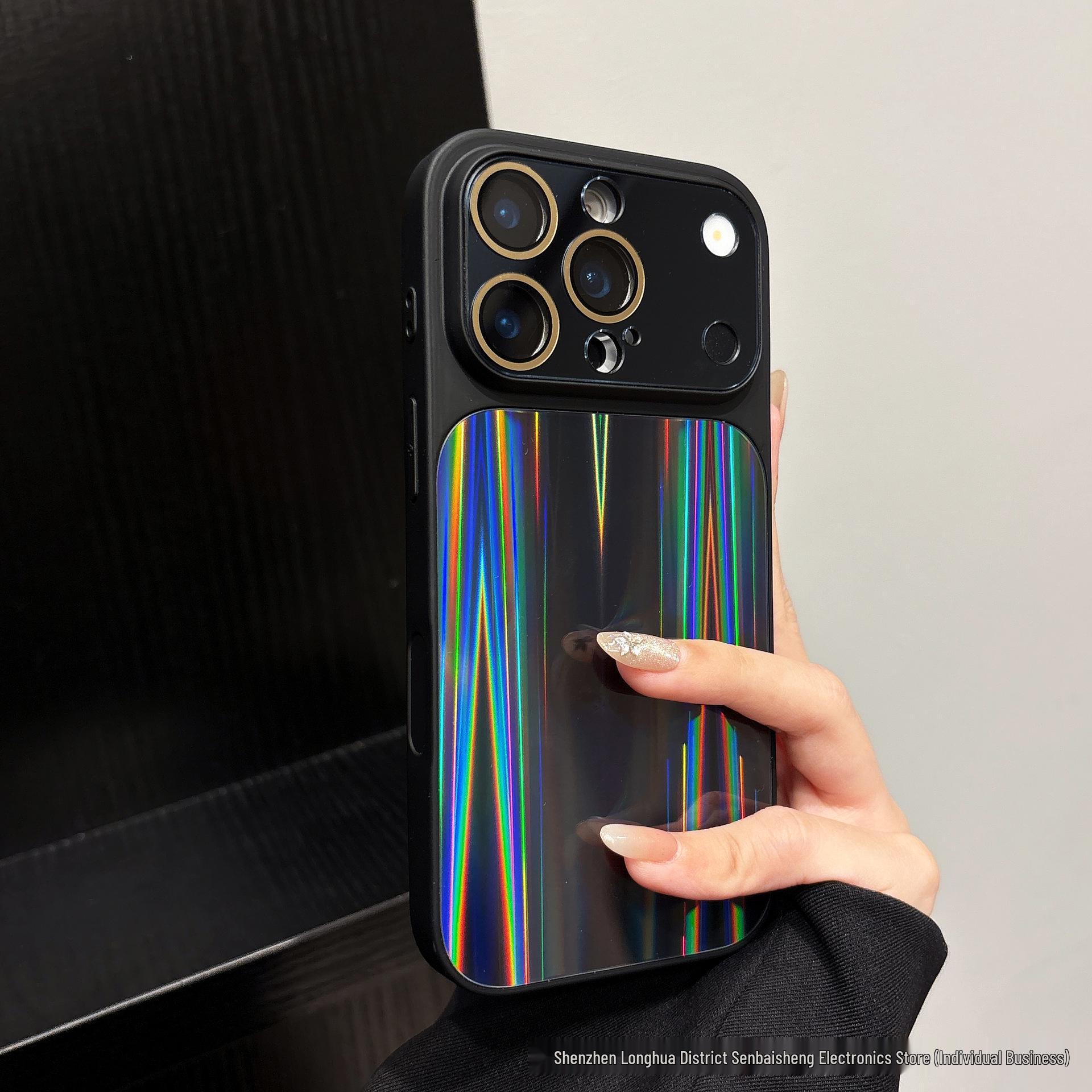 Aurora Laser Phone Case for Apple iPhone 14/15/16/17 Pro Max – Full Coverage Mirror Design 14
Aurora Laser Phone Case for Apple iPhone 14/15/16/17 Pro Max – Full Coverage Mirror Design 14