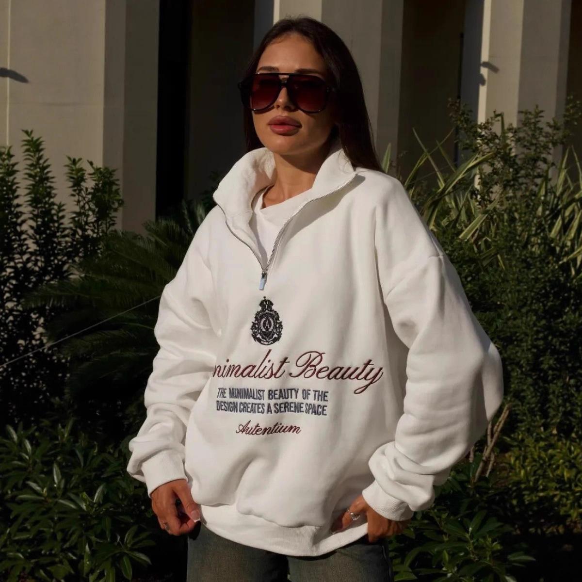 Niche street personality trend autumn and winter European and American style thickened lapel casual chic sweater XXL
Niche street personality trend autumn and winter European and American style thickened lapel casual chic sweater XXL