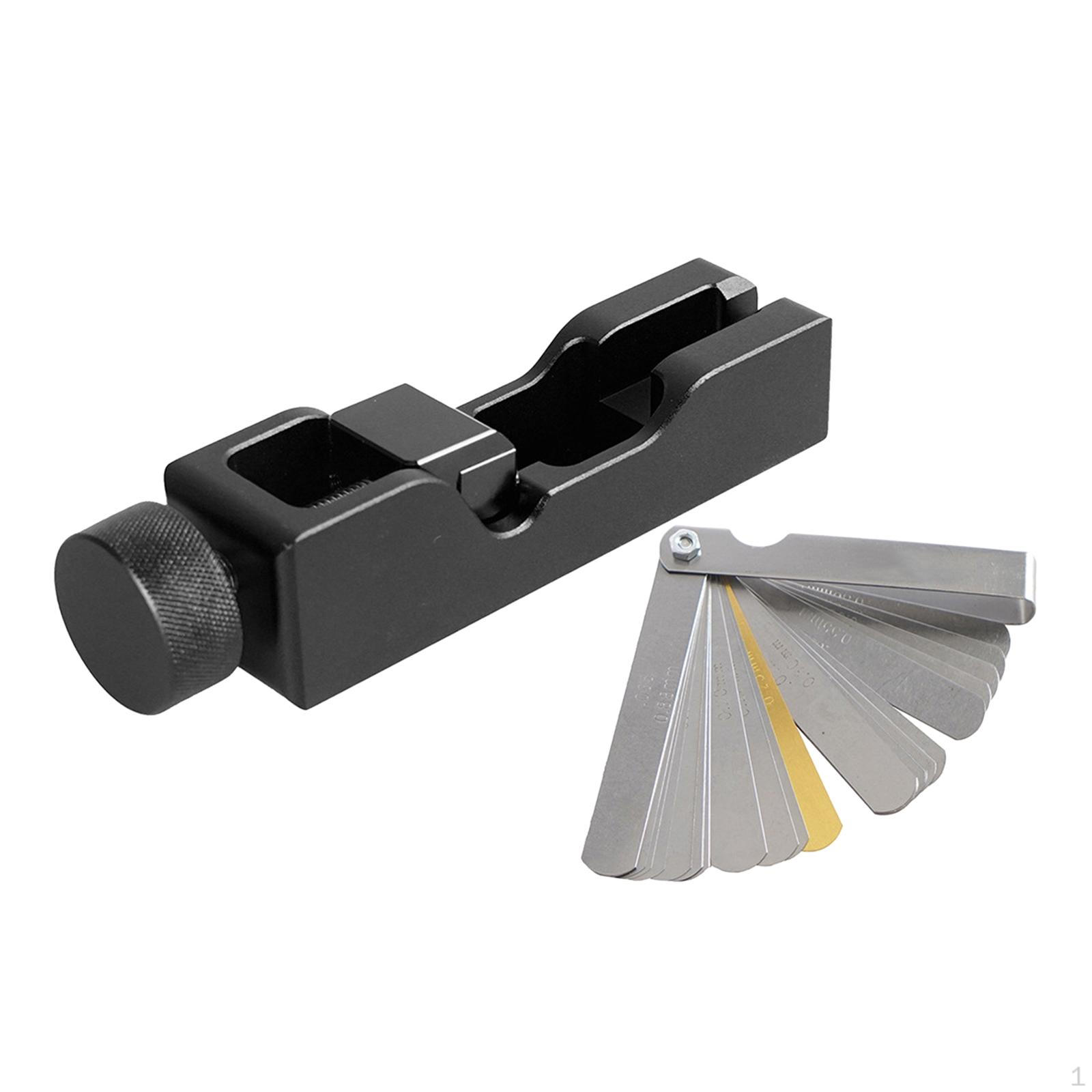 Spark Plug Tool Universal Vehicle Maintenance Aluminum Alloy Professional Heavy Duty Feeler Gauge чорний
Spark Plug Tool Universal Vehicle Maintenance Aluminum Alloy Professional Heavy Duty Feeler Gauge чорний