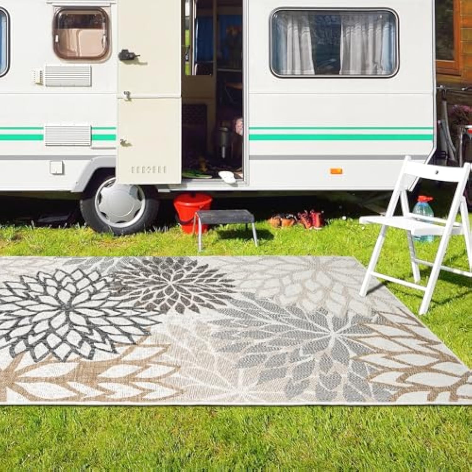 VIKAMA Outdoor Rug Modern Exotic Tropical Leaf Non Slip Area Rugs for Indoor and Outdoor Patio Deck Porch Garden Home Decoration 100x160CM(3.3X5.3FT
VIKAMA Outdoor Rug Modern Exotic Tropical Leaf Non Slip Area Rugs for Indoor and Outdoor Patio Deck Porch Garden Home Decoration 100x160CM(3.3X5.3FT