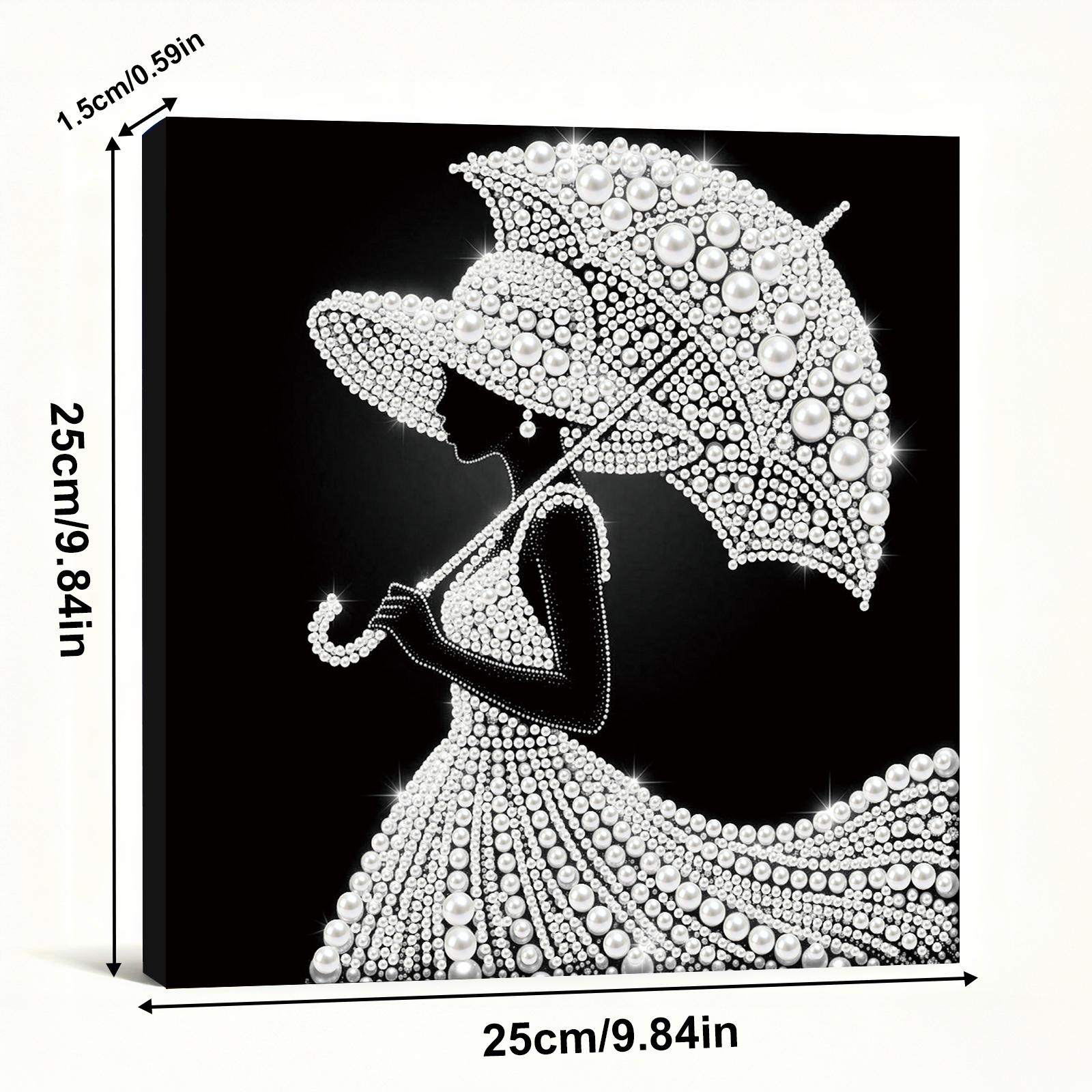 DIY Pearl Gem Paintings Art Kits Full Drill Round Picture Arts Elegant Diamond Craft for Beginners Home Decor 25x25cm with Frame
DIY Pearl Gem Paintings Art Kits Full Drill Round Picture Arts Elegant Diamond Craft for Beginners Home Decor 25x25cm with Frame