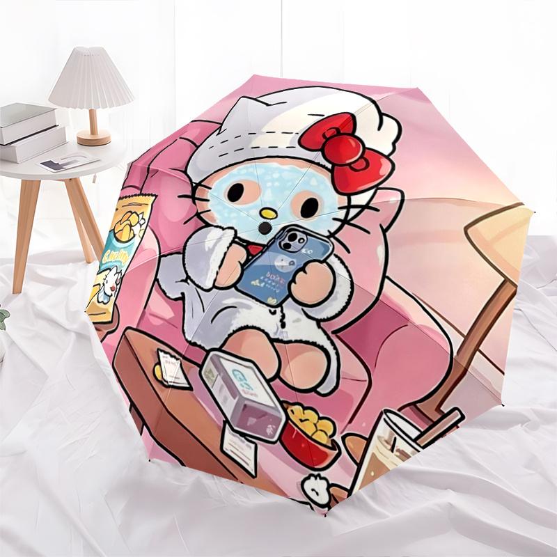 1pc Hello Kitty Automatic Opening/Closing Umbrella with Portable Tri-Fold Design, 8-Bone Iron Frame, Outdoor, Ideal Gift for Fans, Travelers, Daily Us
1pc Hello Kitty Automatic Opening/Closing Umbrella with Portable Tri-Fold Design, 8-Bone Iron Frame, Outdoor, Ideal Gift for Fans, Travelers, Daily Us