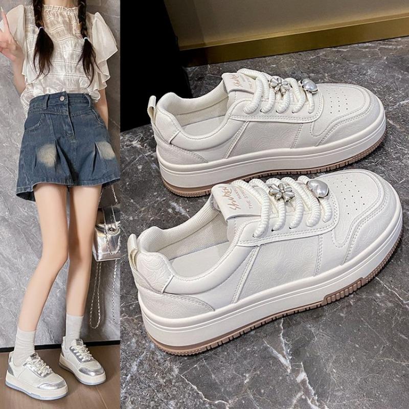 Белые женские кроссовки на платформе 2024 года, осенние спортивные туфли на шнуровке с толстой подошвой, женские, из искусственной кожи, дышащие, для ходьбы, женские 35 бежевый
Белые женские кроссовки на платформе 2024 года, осенние спортивные туфли на шнуровке с толстой подошвой, женские, из искусственной кожи, дышащие, для ходьбы, женские 35 бежевый