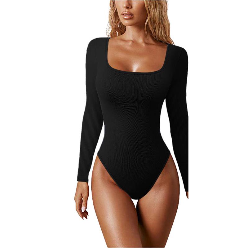 Women s Casual Ribbed Long Sleeve Jumpsuit - Solid Color, High Elasticity, Slimming Fit 2XL чёрный
Women s Casual Ribbed Long Sleeve Jumpsuit - Solid Color, High Elasticity, Slimming Fit 2XL чёрный
