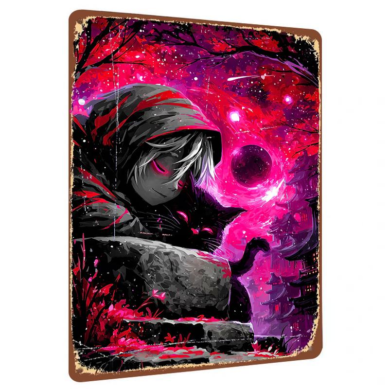 Dark Starry Sky Boy and Cat Creative Metal Iron Painting Living Room Wall Art Decor Hanging Ornament 20x30cm(7.8x11.8inch)
Dark Starry Sky Boy and Cat Creative Metal Iron Painting Living Room Wall Art Decor Hanging Ornament 20x30cm(7.8x11.8inch)