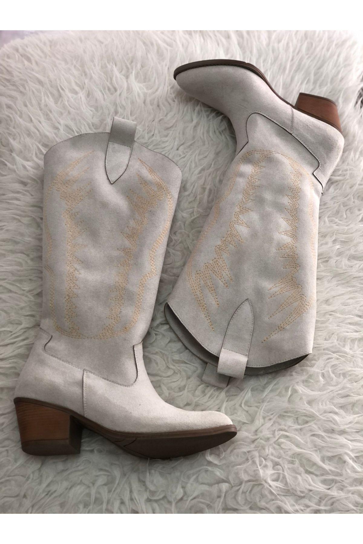 Women Modern Stylish Fashion Boots Boots Faux Leather Suede Jane Suede Cream Embroidered Cm Heeled Cowboy Boots 36
Women Modern Stylish Fashion Boots Boots Faux Leather Suede Jane Suede Cream Embroidered Cm Heeled Cowboy Boots 36