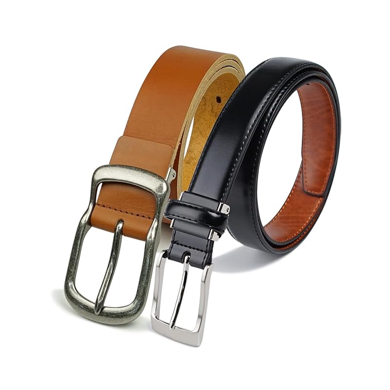 belt men s genuine leather Set of 2 casual business suit simple cowhide leather horseshoe buckle 38mm width 30mm width present gift Belt specialty
belt men s genuine leather Set of 2 casual business suit simple cowhide leather horseshoe buckle 38mm width 30mm width present gift Belt specialty