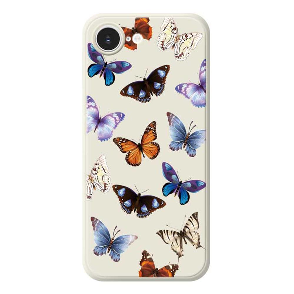 For iPhone 16e Case Butterflies Pattern Printing Straight Edge TPU Phone Back Cover Beige
For iPhone 16e Case Butterflies Pattern Printing Straight Edge TPU Phone Back Cover Beige