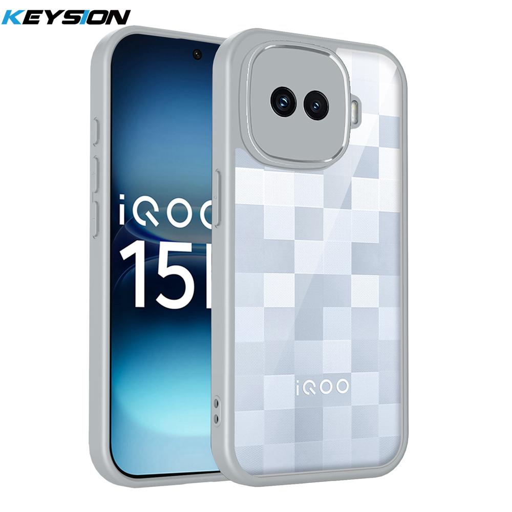KEYSION Transparent Phone Case for IQOO 15R 5G Soft Silicone+PC HD Clear Simple Shockproof Phone Back Cover for IQOO Z11 Turbo for IQOO Z11 Turbo сірий колір
KEYSION Transparent Phone Case for IQOO 15R 5G Soft Silicone+PC HD Clear Simple Shockproof Phone Back Cover for IQOO Z11 Turbo for IQOO Z11 Turbo сірий колір