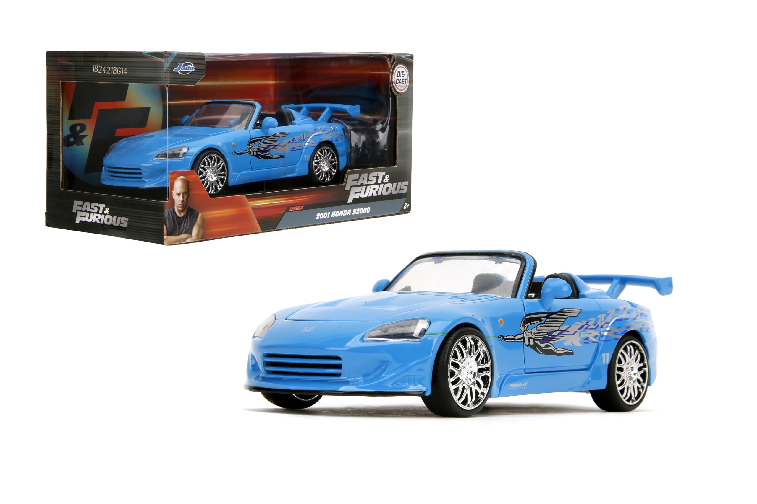 Jada Toys Fast Furious Honda S2000 Blue Diecast Модель Подробная Аутентичная Фильм Коллекционная Игрушка На Все Времена Синий - & 124 (Дизайн Мии) - Автомобиль, Экстерьер, синий
Jada Toys Fast Furious Honda S2000 Blue Diecast Модель Подробная Аутентичная Фильм Коллекционная Игрушка На Все Времена Синий - & 124 (Дизайн Мии) - Автомобиль, Экстерьер, синий