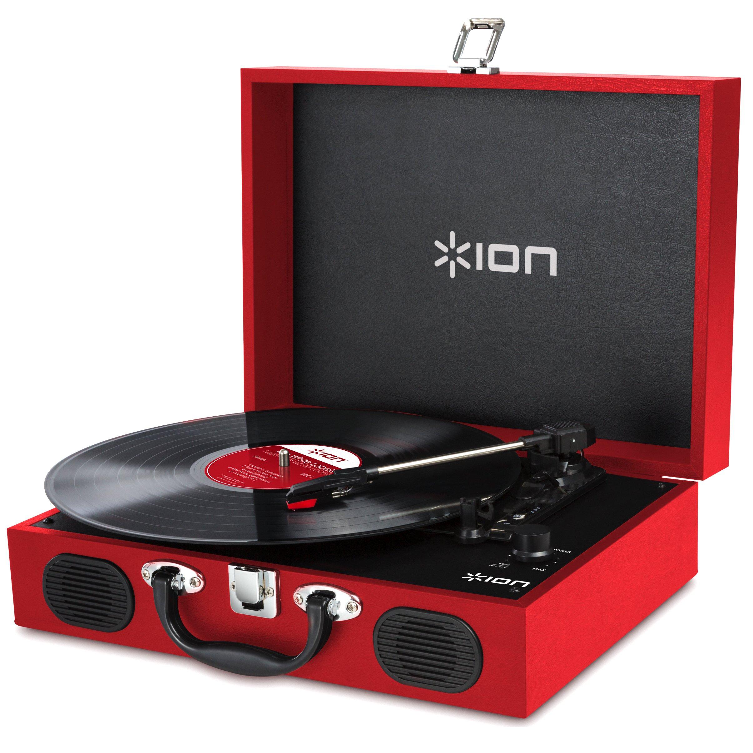 ION Audio Portable Record Suitcase Працює на Vinyl Red Player, Тип, Вбудований динамік, Портативний, Батареї, Транспорт, червоний
ION Audio Portable Record Suitcase Працює на Vinyl Red Player, Тип, Вбудований динамік, Портативний, Батареї, Транспорт, червоний