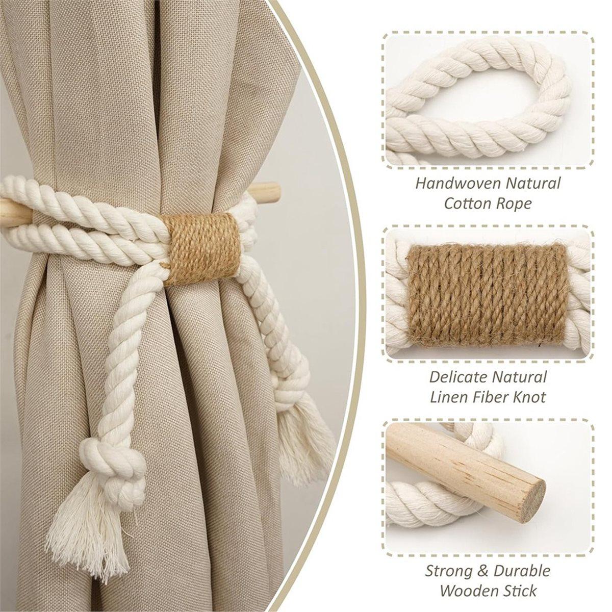 Curtain Tie Backs, Natural Cotton Linen Rope Drapery Holdbacks Curtain Accessories for Rustic Home,No Drilling Install China Mainland
Curtain Tie Backs, Natural Cotton Linen Rope Drapery Holdbacks Curtain Accessories for Rustic Home,No Drilling Install China Mainland