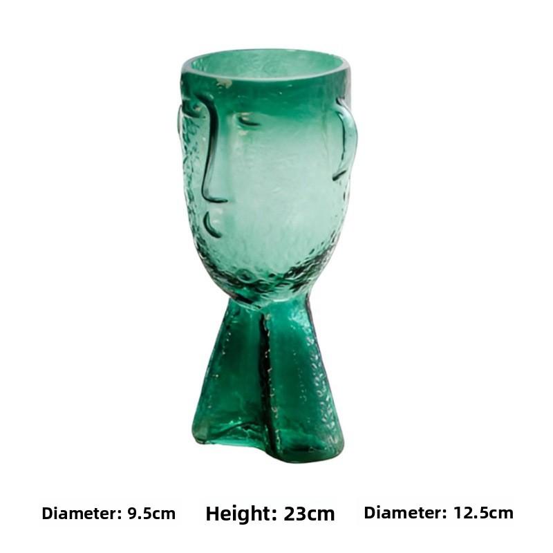Creative European Style Face Glass Vase for Living Room Flowers Home Decor
Creative European Style Face Glass Vase for Living Room Flowers Home Decor