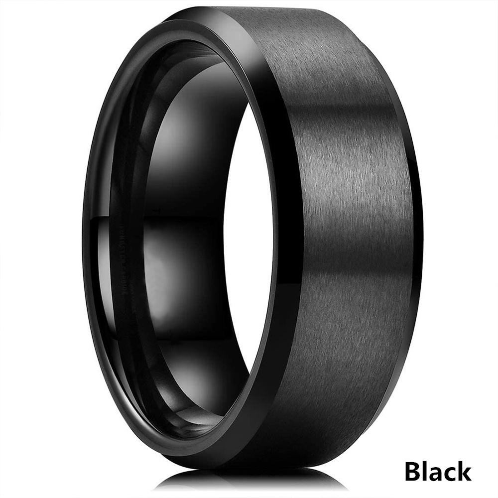 Классические ювелирные аксессуары, мужские кольца из нержавеющей стали 8 мм с матовой поверхностью, кольца со скошенными краями для мужчин 13 чёрный
Классические ювелирные аксессуары, мужские кольца из нержавеющей стали 8 мм с матовой поверхностью, кольца со скошенными краями для мужчин 13 чёрный