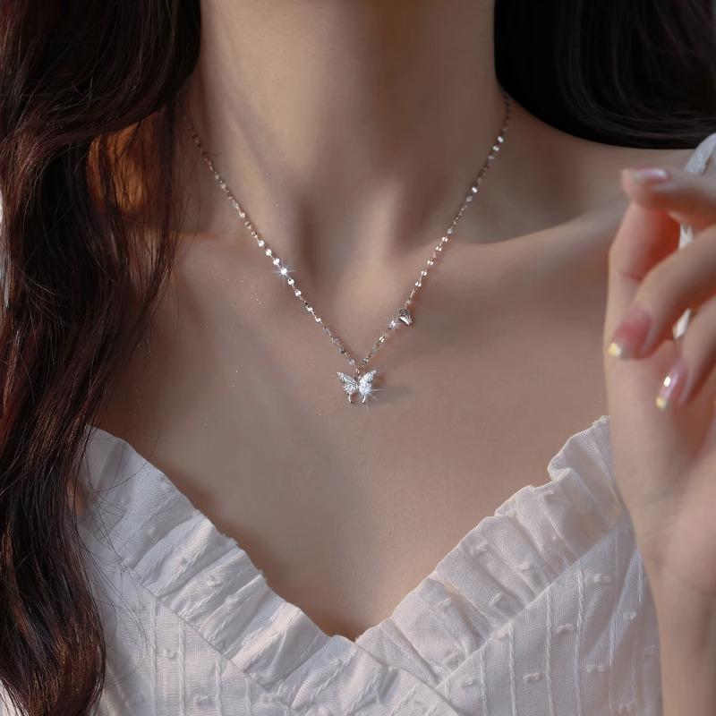 Butterfly Necklace Women S Premium Clavicle Chain Valentine S Day Silver 999 Accessories 925 Silver белого золота
Butterfly Necklace Women S Premium Clavicle Chain Valentine S Day Silver 999 Accessories 925 Silver белого золота