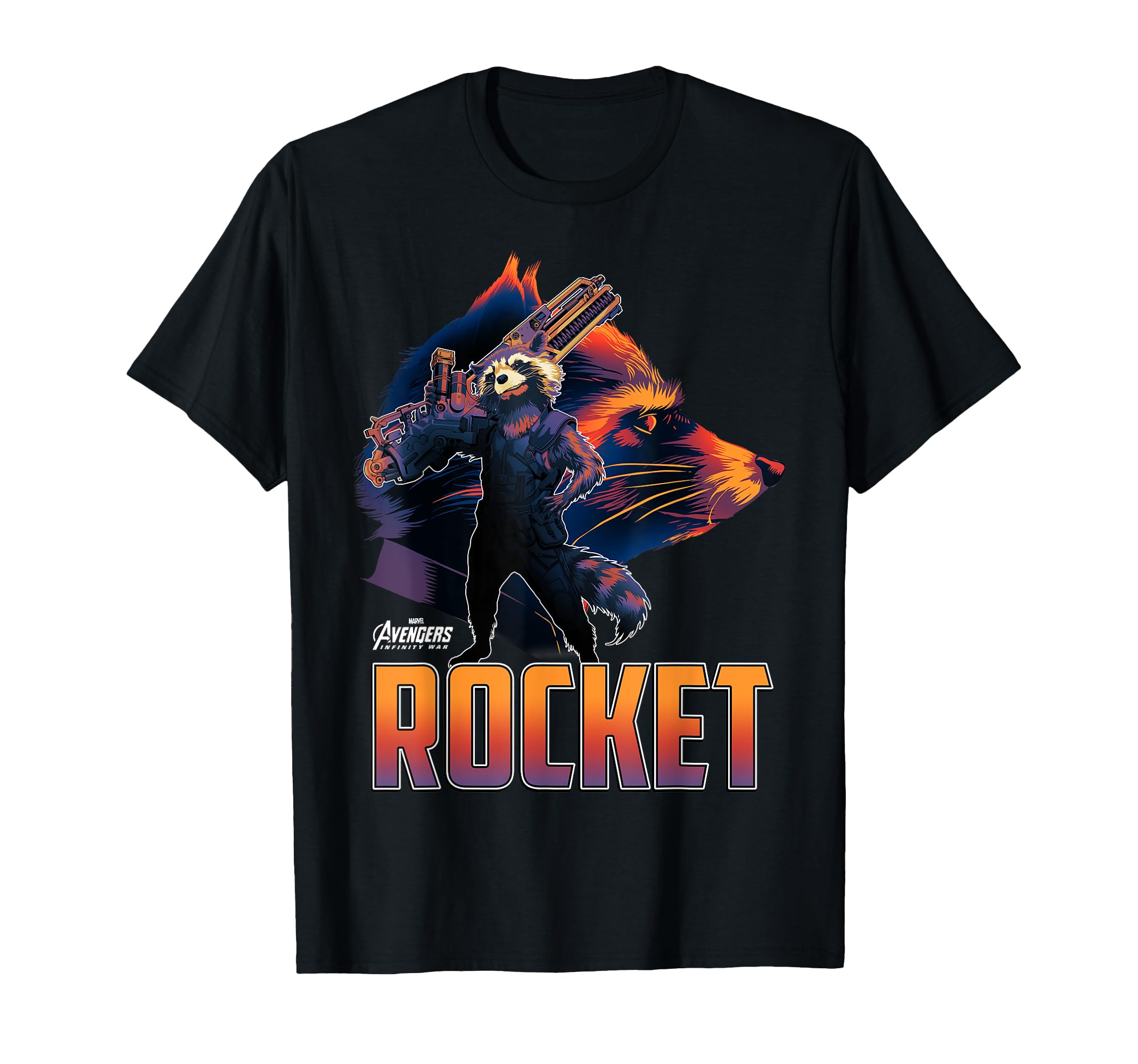 Marvel Infinity War Rocket Head Guardian Profile Portrait T-Shirt
Marvel Infinity War Rocket Head Guardian Profile Portrait T-Shirt