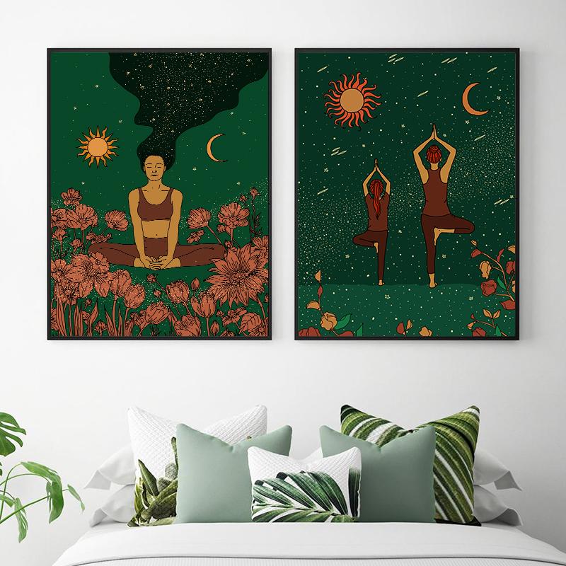 Yoga Meditation Girl Pose Posters Inhale Exhale Canvas Painting Yoga Room Wall Art Decor Pictures Girls Fitness Gift Gym Prints 21cm×30cm NoFrame
Yoga Meditation Girl Pose Posters Inhale Exhale Canvas Painting Yoga Room Wall Art Decor Pictures Girls Fitness Gift Gym Prints 21cm×30cm NoFrame
