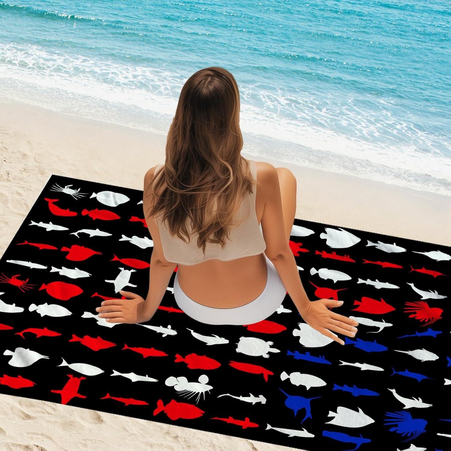 Shadow of Fishes Beach Towel for Family stuffs friend Gifts Quick-Dry Sand free For Bath Yoga Tourism Beach Camping Swimming GYM W40*H60(CM)
Shadow of Fishes Beach Towel for Family stuffs friend Gifts Quick-Dry Sand free For Bath Yoga Tourism Beach Camping Swimming GYM W40*H60(CM)
