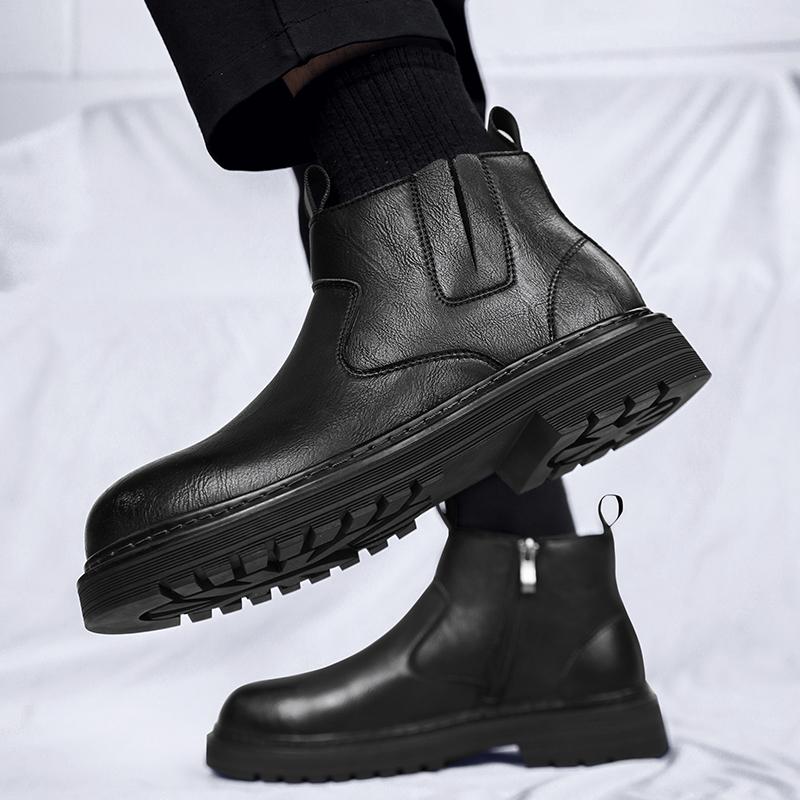 Fashion Autumn and winter men s boots Fashionable street style Outdoor leisure business party Office motorcycle men s leather shoes 44 сірий колір
Fashion Autumn and winter men s boots Fashionable street style Outdoor leisure business party Office motorcycle men s leather shoes 44 сірий колір