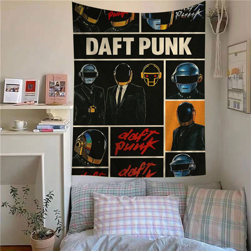 Rock Band DDaft Punk Printed Large Wall Tapestry Indian Buddha Wall Decoration Witchcraft Bohemian Hippie Decor Blanket 74x94cm(29x37in)
Rock Band DDaft Punk Printed Large Wall Tapestry Indian Buddha Wall Decoration Witchcraft Bohemian Hippie Decor Blanket 74x94cm(29x37in)
