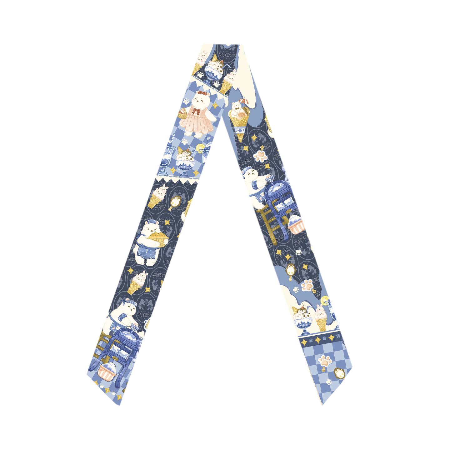 Pastry Panda Polar Bear Long Silk Scarf Cute Chinese Giant Panda Bag Handle with Silk Scarf Ribbon 120cm x 5cm
Pastry Panda Polar Bear Long Silk Scarf Cute Chinese Giant Panda Bag Handle with Silk Scarf Ribbon 120cm x 5cm