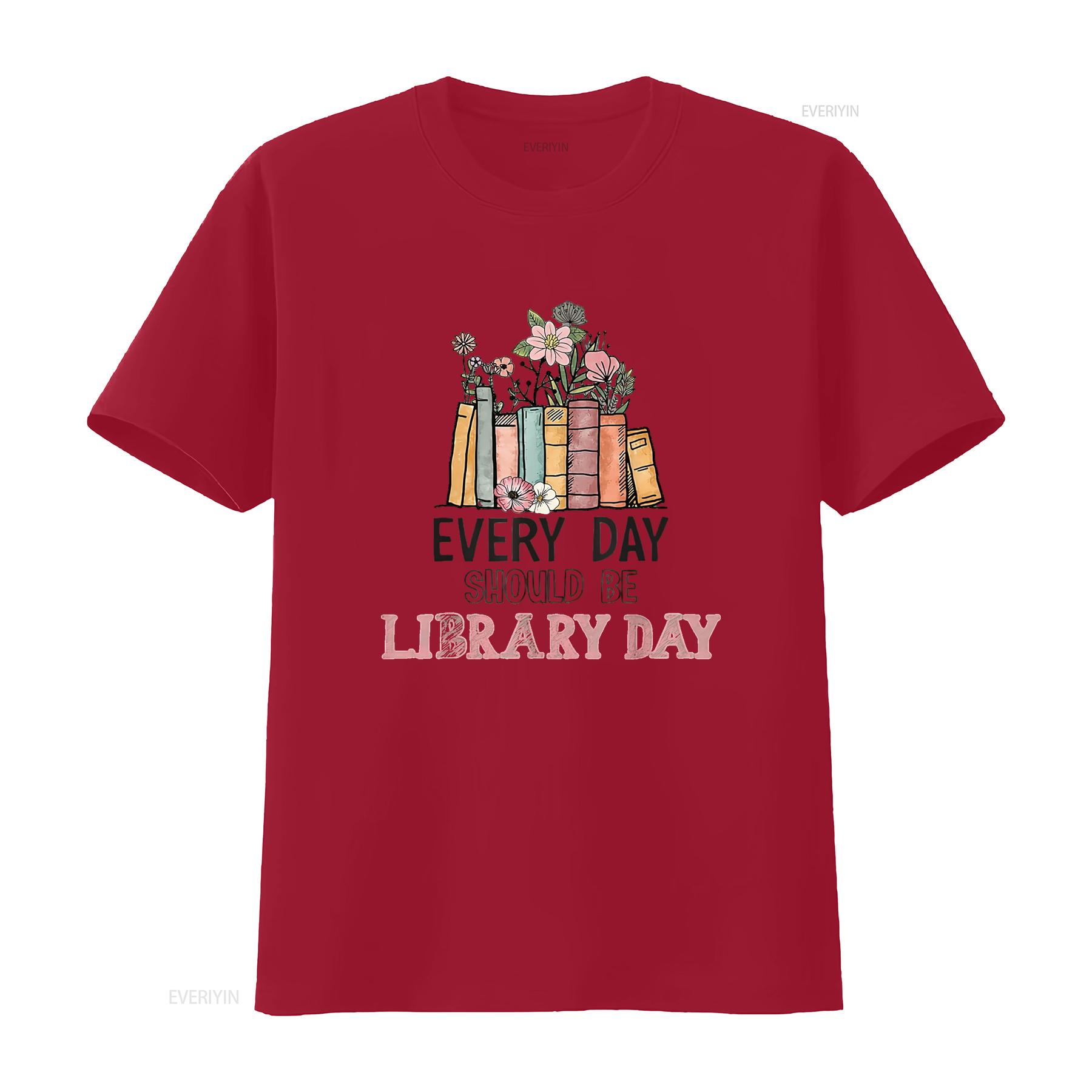 Every Day Should Be Library Librarian Quotes T Shirt vintage Washed designer clothes graphic Stretched Versatile Casual S
Every Day Should Be Library Librarian Quotes T Shirt vintage Washed designer clothes graphic Stretched Versatile Casual S